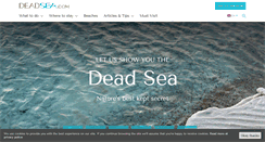Desktop Screenshot of deadsea.com