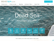 Tablet Screenshot of deadsea.com